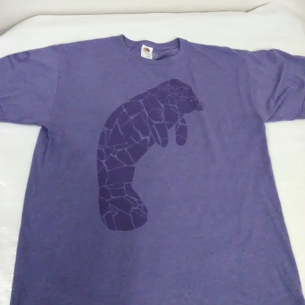 Vintage Fruit Of The Loom Manatee Graphic Shirt